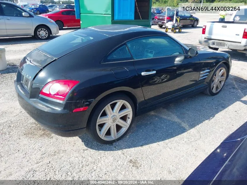 2004 Chrysler Crossfire VIN: 1C3AN69L44X003264 Lot: 40402462