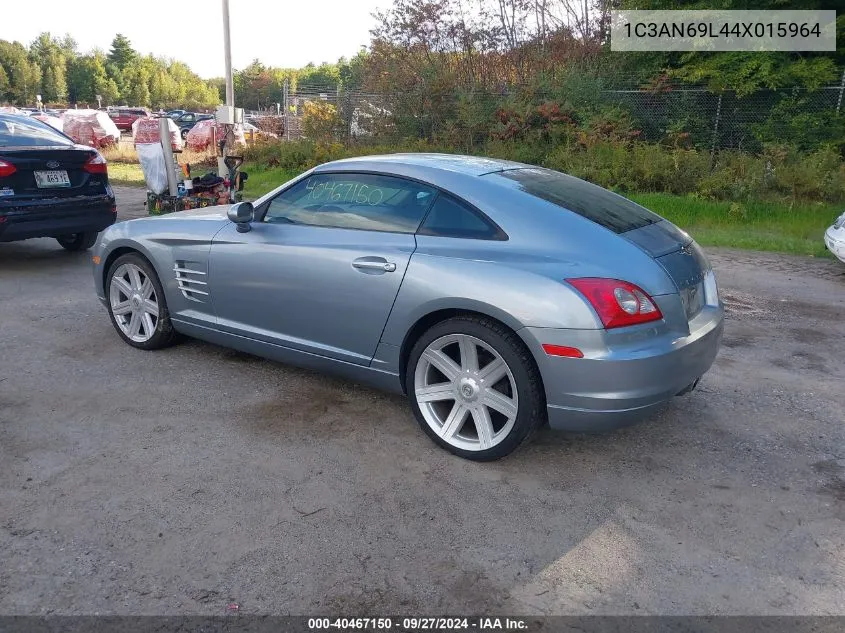 2004 Chrysler Crossfire VIN: 1C3AN69L44X015964 Lot: 40467150