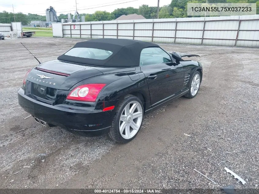 2005 Chrysler Crossfire VIN: 1C3AN55L75X037233 Lot: 40124754