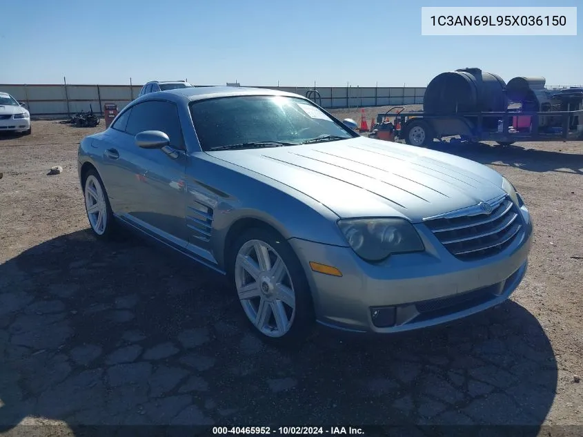 2005 Chrysler Crossfire Limited VIN: 1C3AN69L95X036150 Lot: 40465952