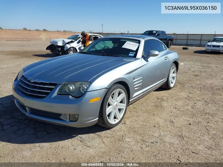 2005 Chrysler Crossfire Limited VIN: 1C3AN69L95X036150 Lot: 40465952