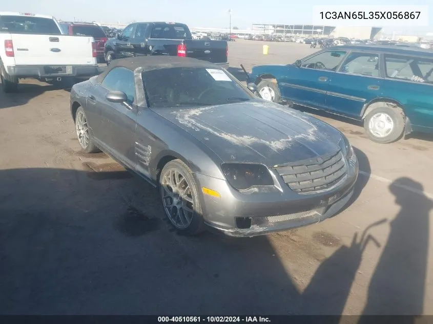 2005 Chrysler Crossfire Limited VIN: 1C3AN65L35X056867 Lot: 40510561