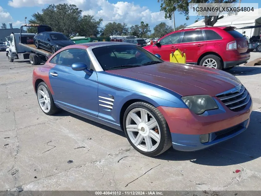 2005 Chrysler Crossfire Limited VIN: 1C3AN69LX5X054804 Lot: 40841012