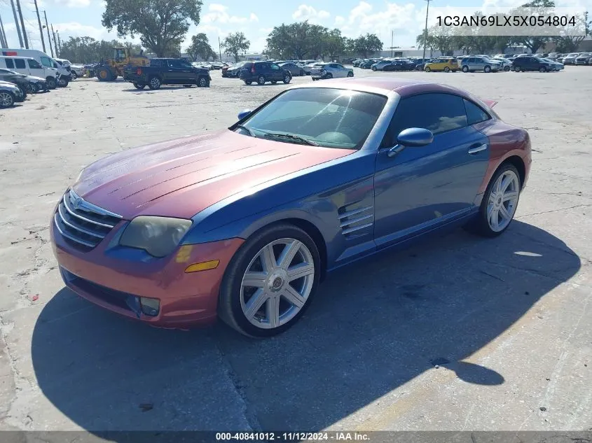 2005 Chrysler Crossfire Limited VIN: 1C3AN69LX5X054804 Lot: 40841012