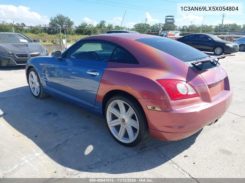 2005 Chrysler Crossfire Limited VIN: 1C3AN69LX5X054804 Lot: 40841012