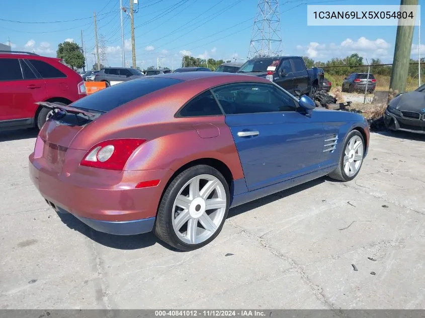 2005 Chrysler Crossfire Limited VIN: 1C3AN69LX5X054804 Lot: 40841012