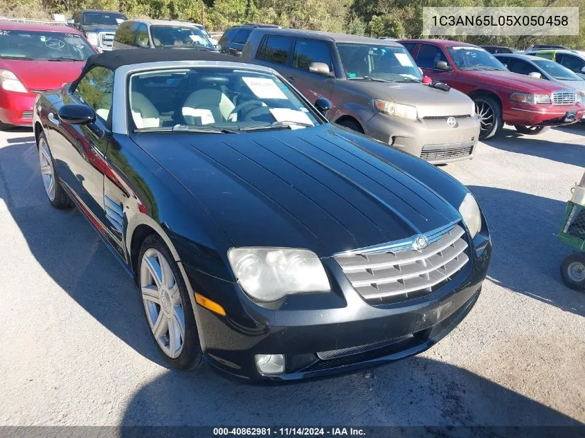 2005 Chrysler Crossfire Limited VIN: 1C3AN65L05X050458 Lot: 40862981