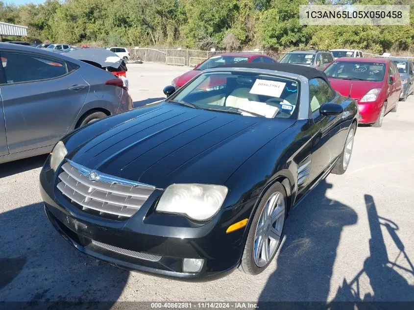 2005 Chrysler Crossfire Limited VIN: 1C3AN65L05X050458 Lot: 40862981