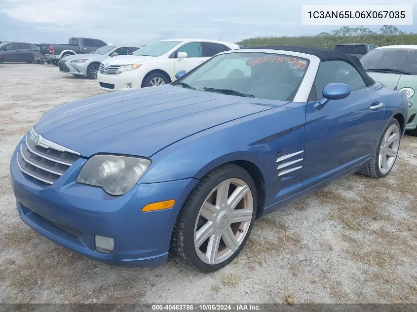 2006 Chrysler Crossfire Limited VIN: 1C3AN65L06X067035 Lot: 40483786