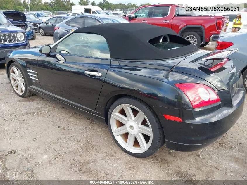 2006 Chrysler Crossfire Limited VIN: 1C3AN65L96X066031 Lot: 40484027