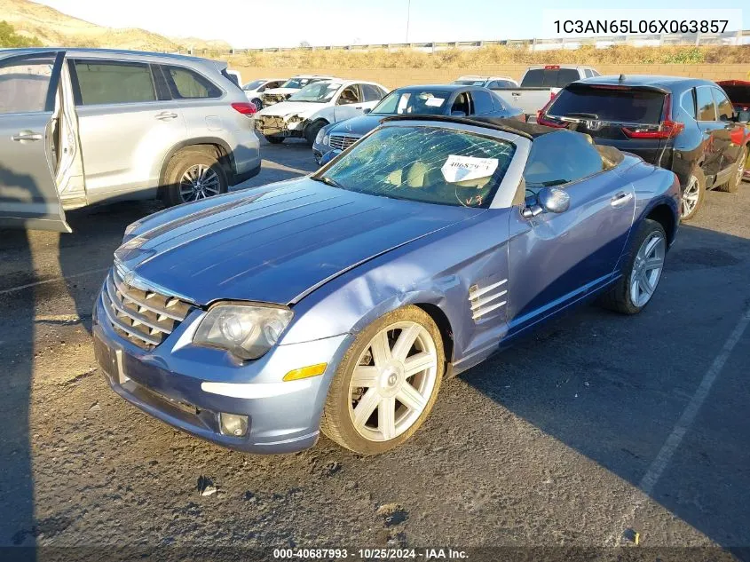 2006 Chrysler Crossfire Limited VIN: 1C3AN65L06X063857 Lot: 40687993