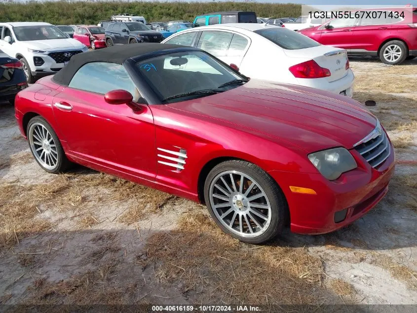 2007 Chrysler Crossfire VIN: 1C3LN55L67X071434 Lot: 40616159