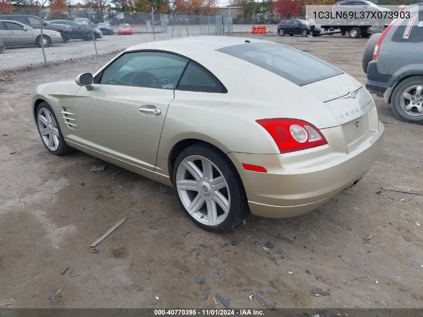 2007 Chrysler Crossfire Limited VIN: 1C3LN69L37X073903 Lot: 40770395