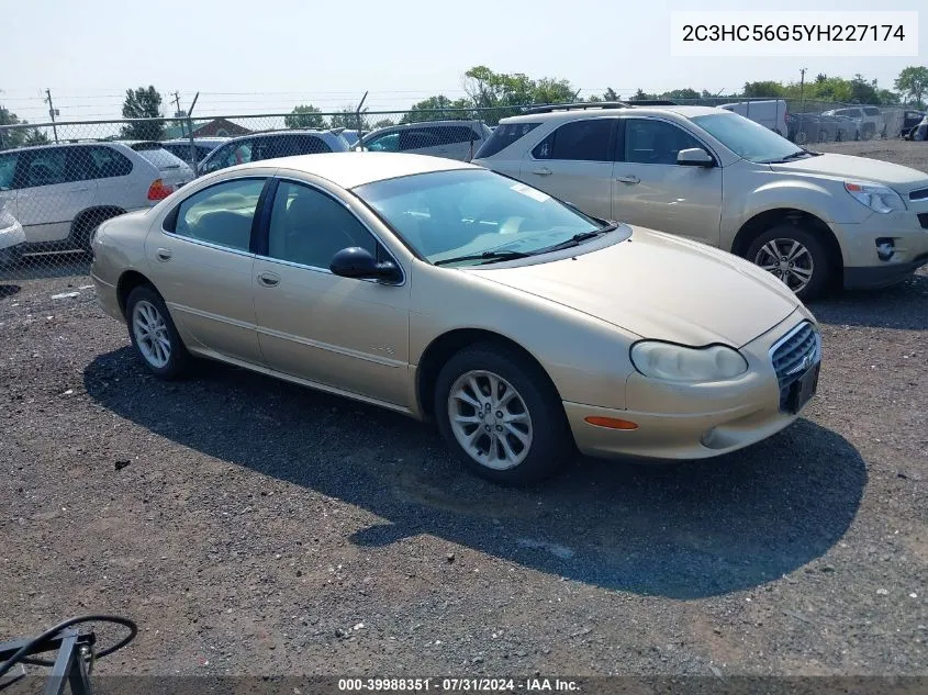 2000 Chrysler Lhs VIN: 2C3HC56G5YH227174 Lot: 39988351