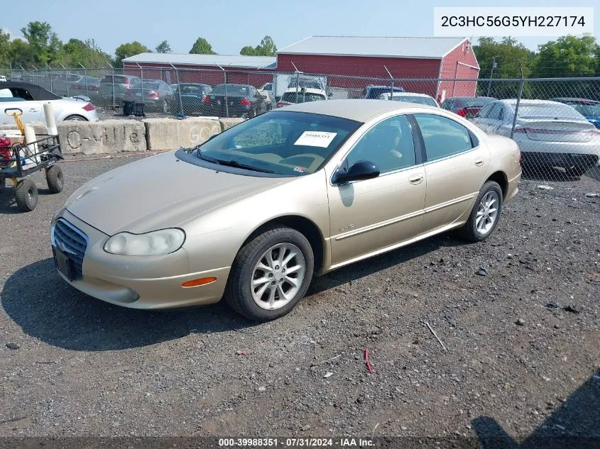 2000 Chrysler Lhs VIN: 2C3HC56G5YH227174 Lot: 39988351