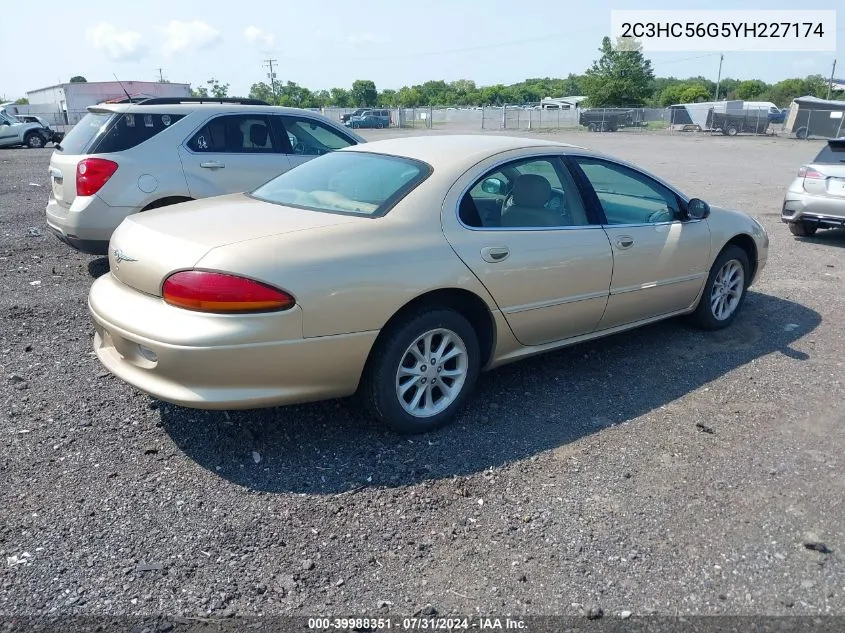 2000 Chrysler Lhs VIN: 2C3HC56G5YH227174 Lot: 39988351