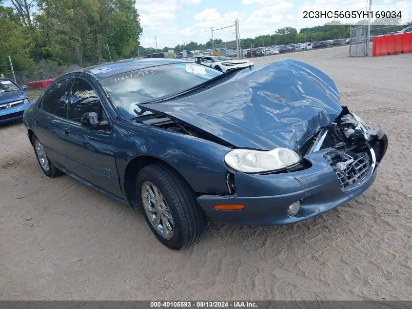 2000 Chrysler Lhs VIN: 2C3HC56G5YH169034 Lot: 40105593