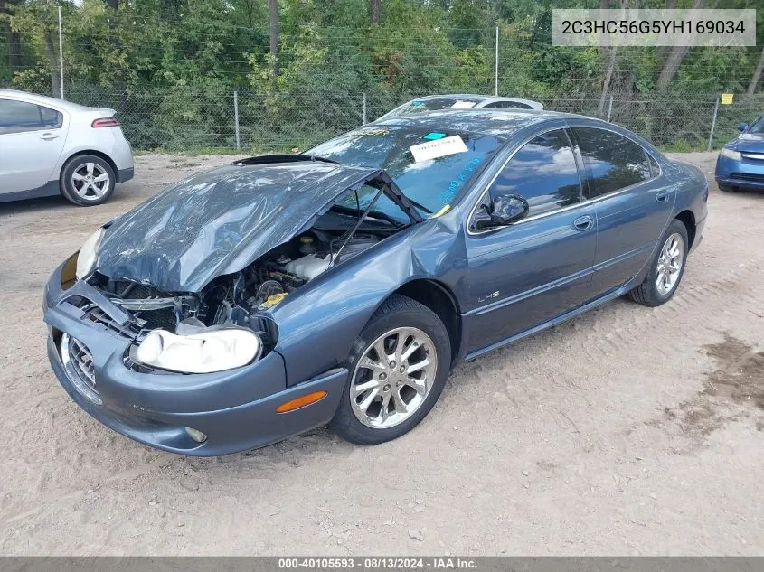 2000 Chrysler Lhs VIN: 2C3HC56G5YH169034 Lot: 40105593