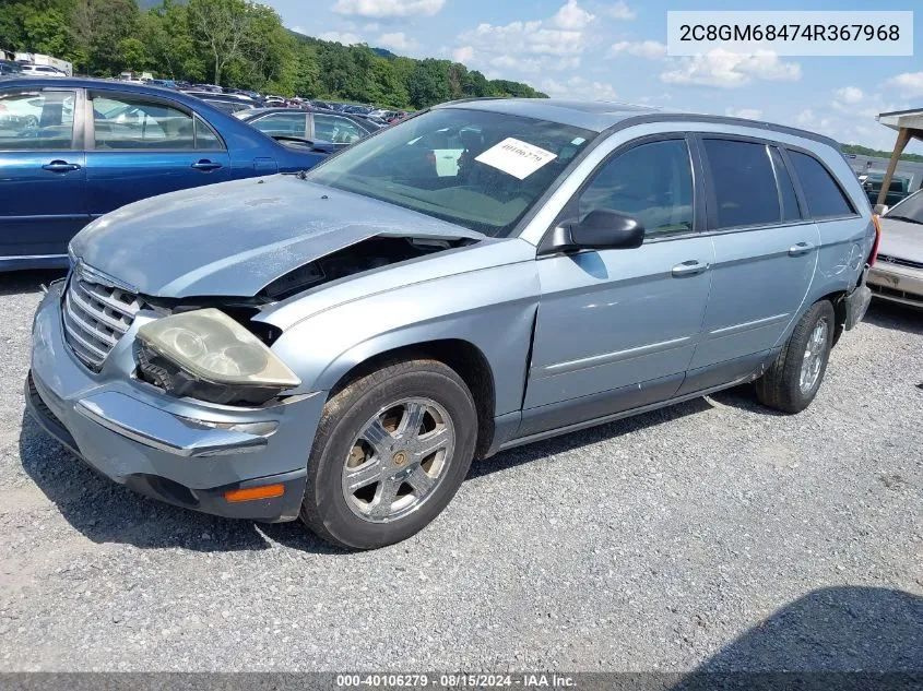 2004 Chrysler Pacifica VIN: 2C8GM68474R367968 Lot: 40106279