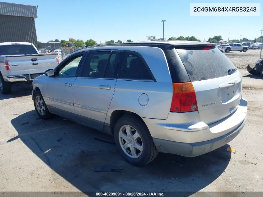 2004 Chrysler Pacifica VIN: 2C4GM684X4R583248 Lot: 40209691