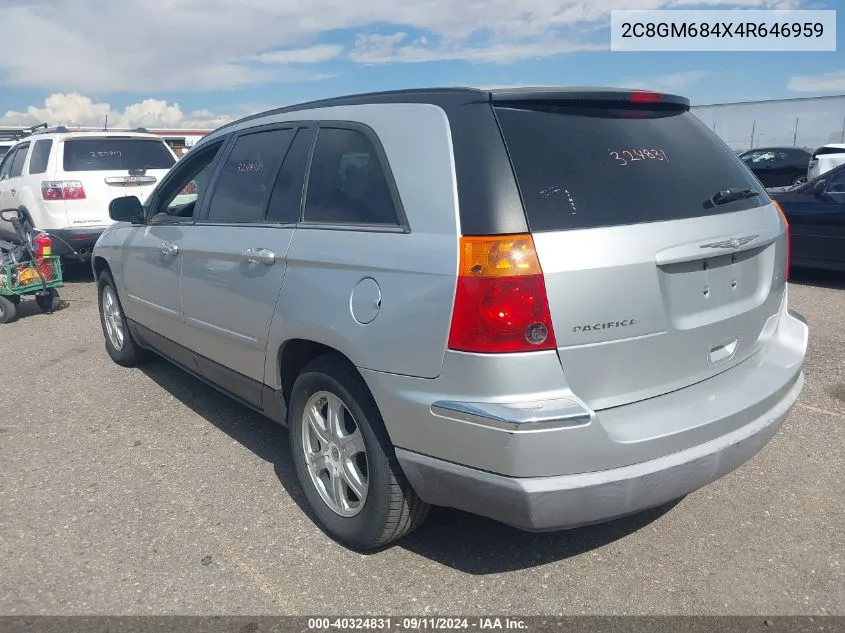 2004 Chrysler Pacifica VIN: 2C8GM684X4R646959 Lot: 40324831