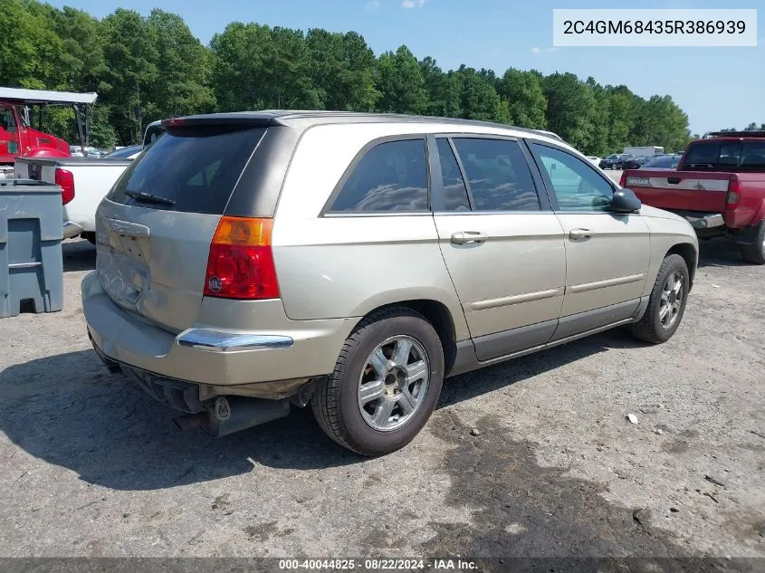 2005 Chrysler Pacifica Touring VIN: 2C4GM68435R386939 Lot: 40044825