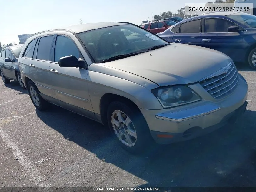 2005 Chrysler Pacifica Touring VIN: 2C4GM68425R647655 Lot: 40089487