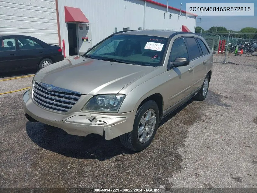 2005 Chrysler Pacifica Touring VIN: 2C4GM68465R572815 Lot: 40147221