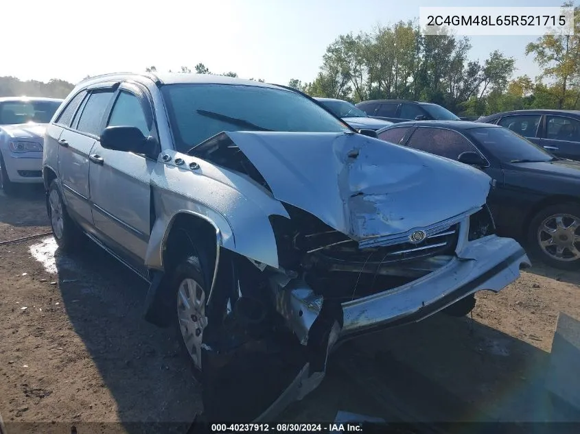 2005 Chrysler Pacifica VIN: 2C4GM48L65R521715 Lot: 40237912