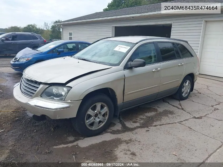 2005 Chrysler Pacifica Touring VIN: 2C4GM68435R474664 Lot: 40365965