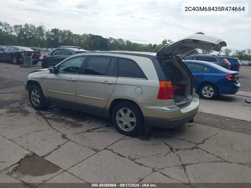 2005 Chrysler Pacifica Touring VIN: 2C4GM68435R474664 Lot: 40365965