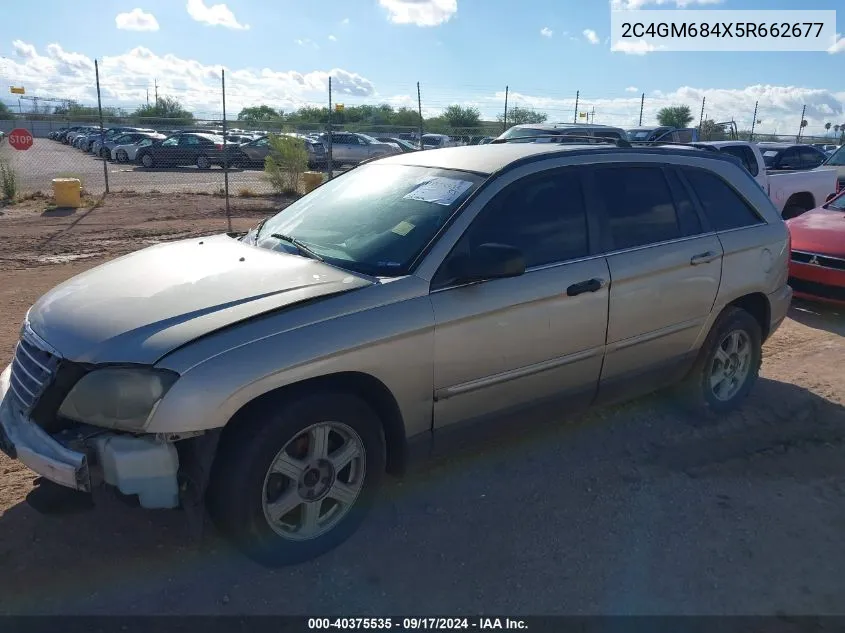 2005 Chrysler Pacifica Touring VIN: 2C4GM684X5R662677 Lot: 40375535