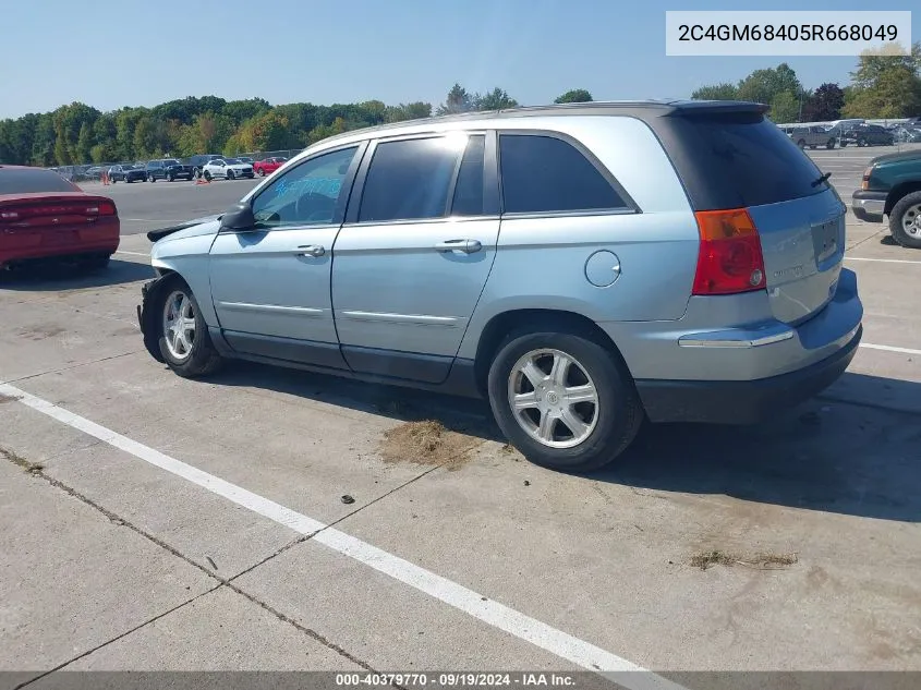 2005 Chrysler Pacifica Touring VIN: 2C4GM68405R668049 Lot: 40379770