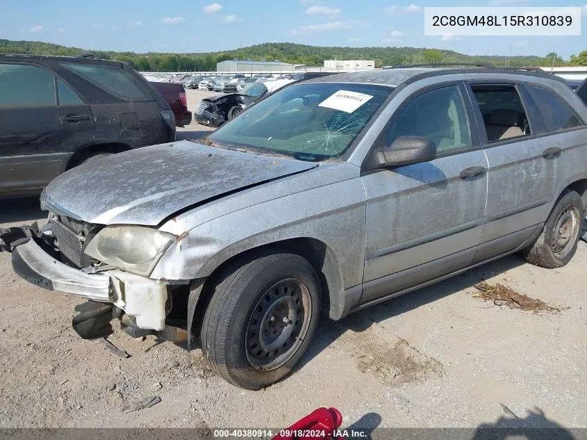 2005 Chrysler Pacifica VIN: 2C8GM48L15R310839 Lot: 40380914