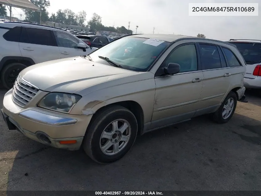 2005 Chrysler Pacifica Touring VIN: 2C4GM68475R410689 Lot: 40402957