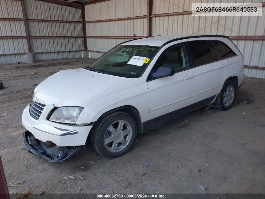 2006 Chrysler Pacifica Touring VIN: 2A8GF68466R640583 Lot: 40062789