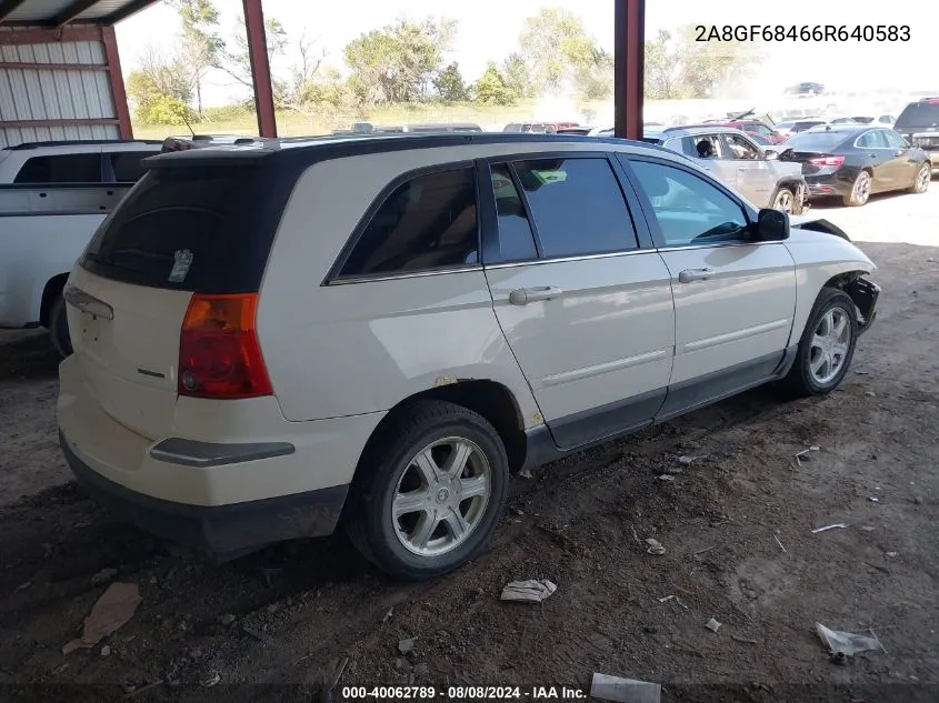 2006 Chrysler Pacifica Touring VIN: 2A8GF68466R640583 Lot: 40062789