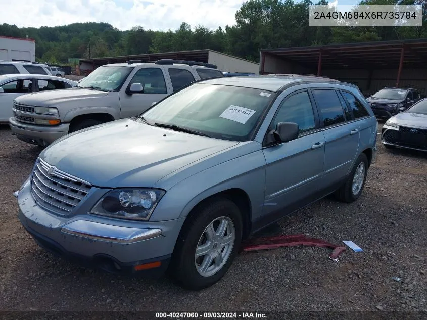 2006 Chrysler Pacifica Touring VIN: 2A4GM684X6R735784 Lot: 40247060