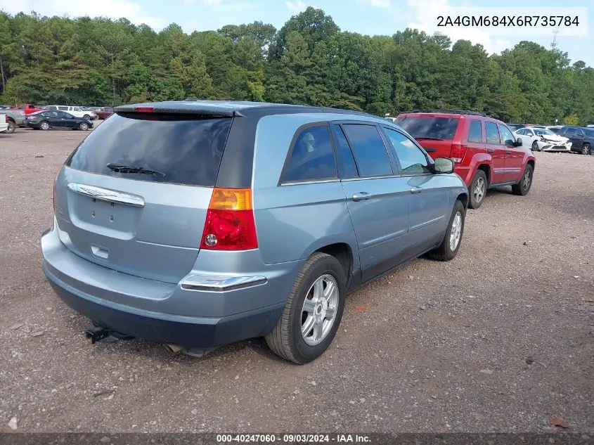 2006 Chrysler Pacifica Touring VIN: 2A4GM684X6R735784 Lot: 40247060