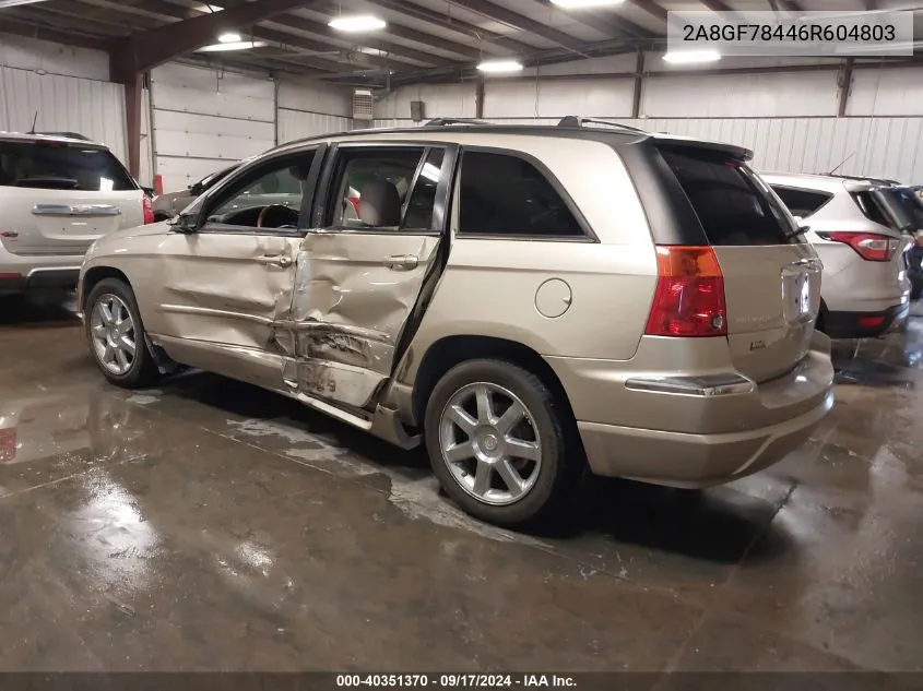 2006 Chrysler Pacifica Limited VIN: 2A8GF78446R604803 Lot: 40351370