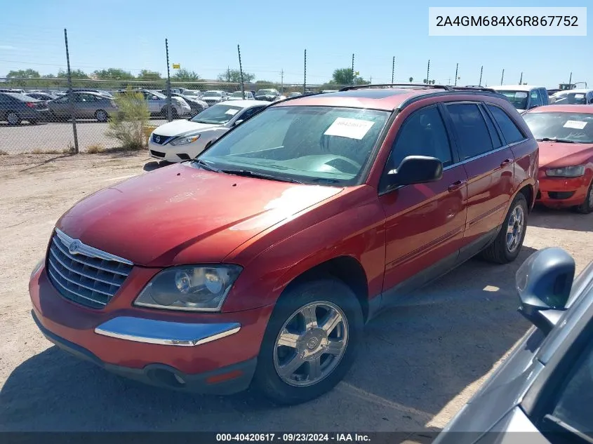 2006 Chrysler Pacifica Touring VIN: 2A4GM684X6R867752 Lot: 40420617