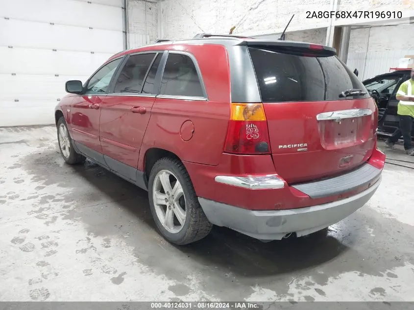 2A8GF68X47R196910 2007 Chrysler Pacifica Touring