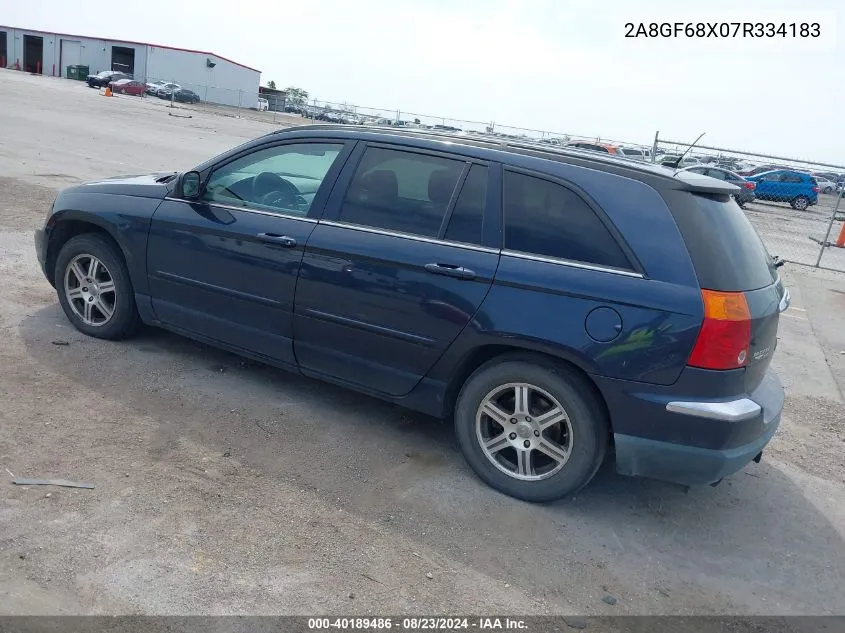 2A8GF68X07R334183 2007 Chrysler Pacifica Touring