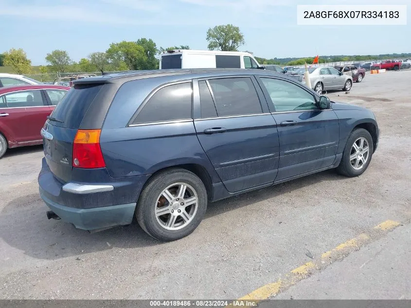 2A8GF68X07R334183 2007 Chrysler Pacifica Touring