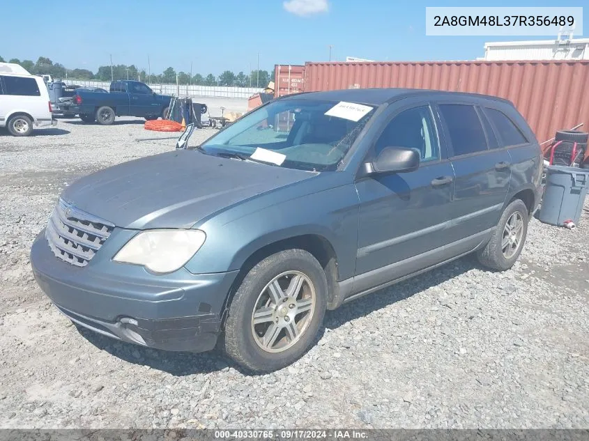 2007 Chrysler Pacifica VIN: 2A8GM48L37R356489 Lot: 40330765