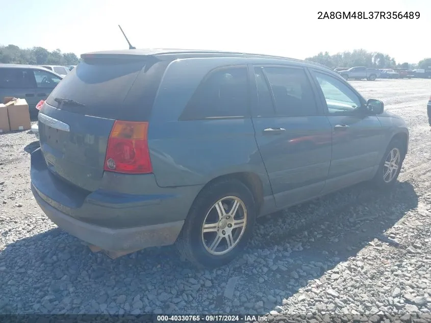 2007 Chrysler Pacifica VIN: 2A8GM48L37R356489 Lot: 40330765