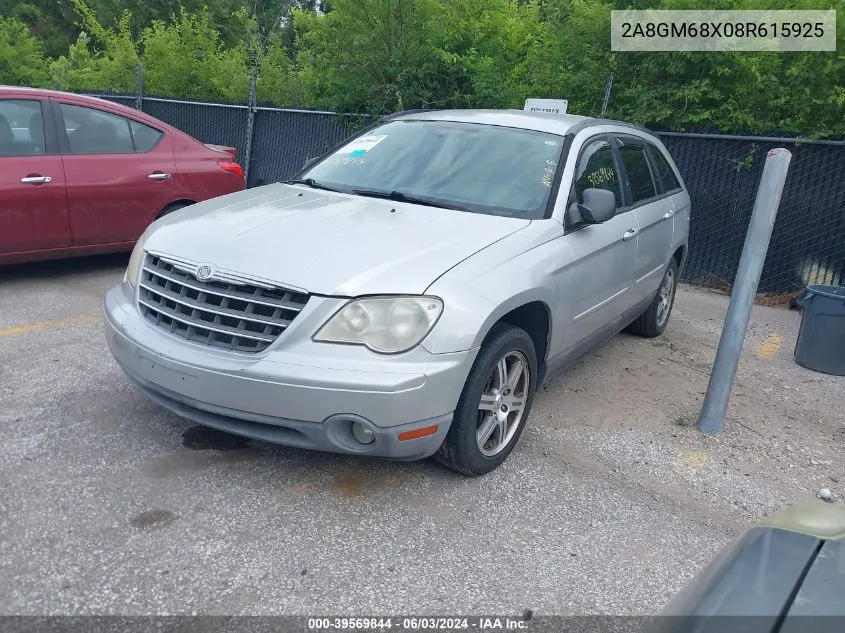 2008 Chrysler Pacifica Touring VIN: 2A8GM68X08R615925 Lot: 39569844