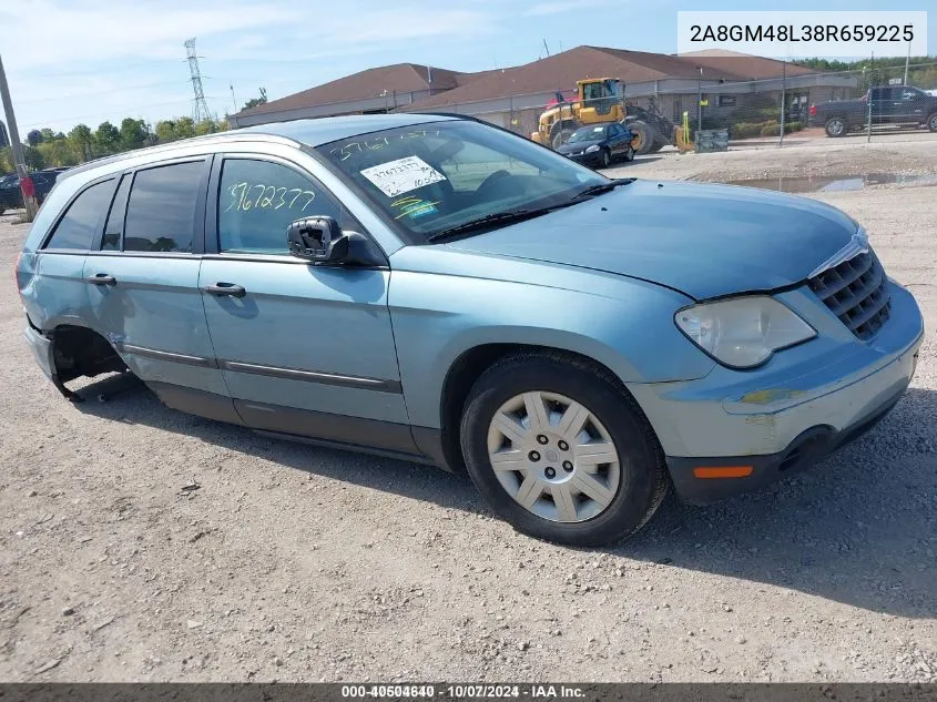 2008 Chrysler Pacifica Lx VIN: 2A8GM48L38R659225 Lot: 40504640