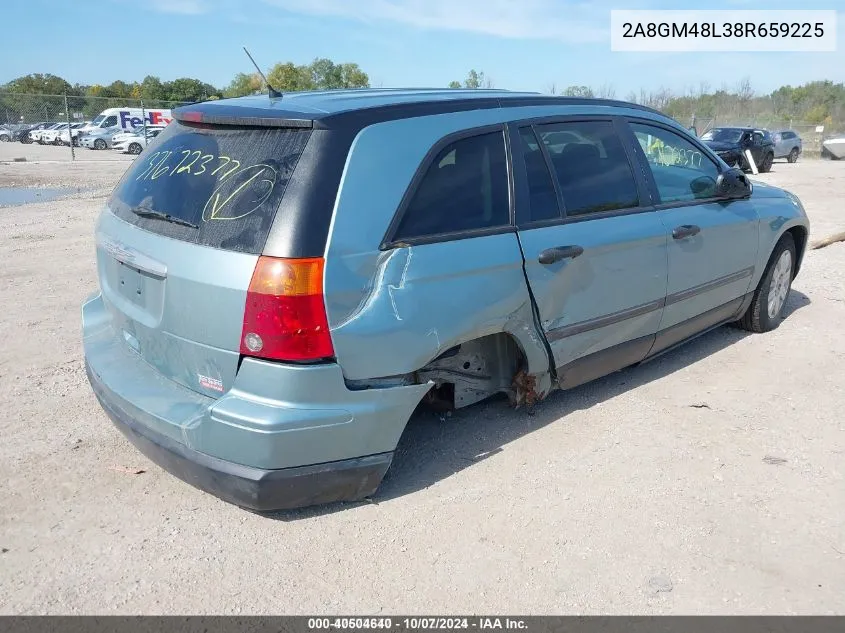 2008 Chrysler Pacifica Lx VIN: 2A8GM48L38R659225 Lot: 40504640