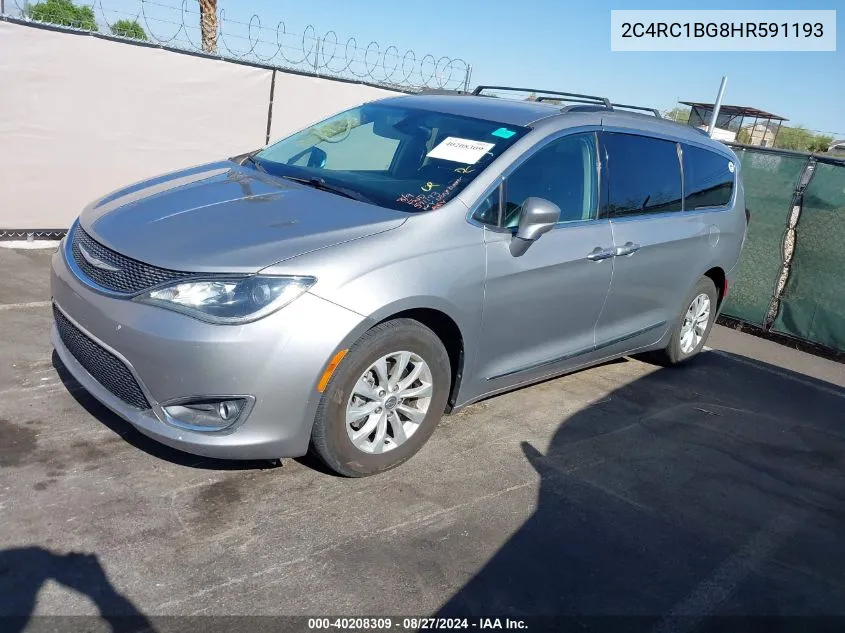 2017 Chrysler Pacifica Touring-L VIN: 2C4RC1BG8HR591193 Lot: 40208309